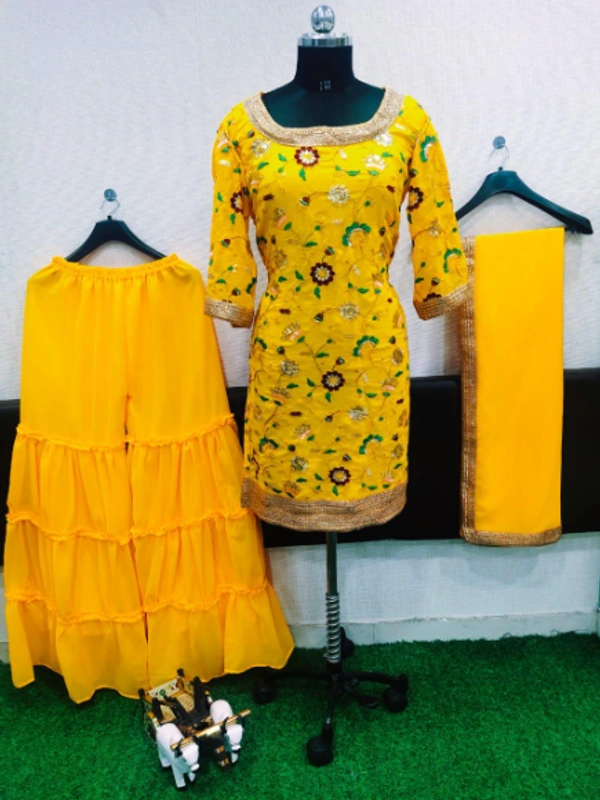 Georgette Top Palazo